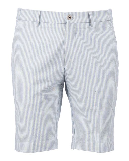 Berwich Blue Ber_Muda Elax Pants Cotton Polyamide Elastane Bermuda Short for men