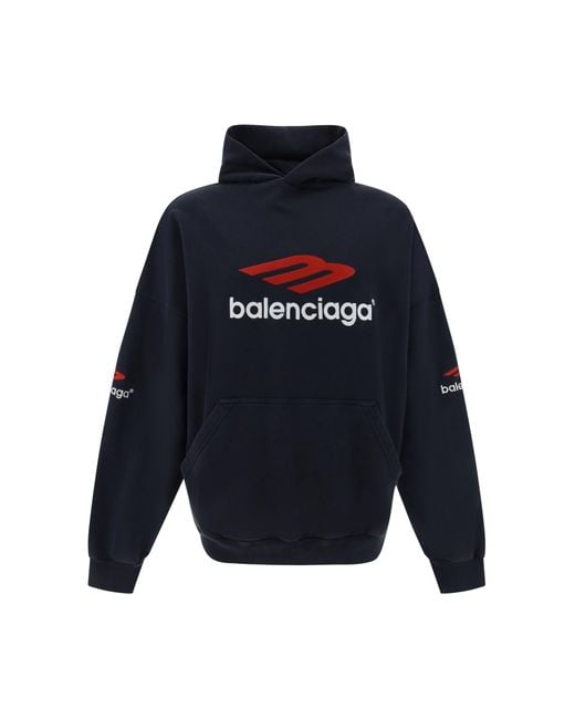balenciaga sweatshirt blue