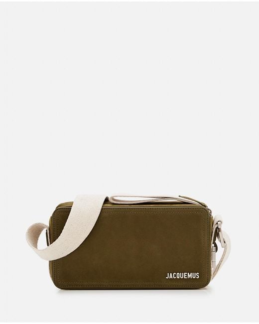 Jacquemus Green Le Cuerda Horizontal Leather Bag for men