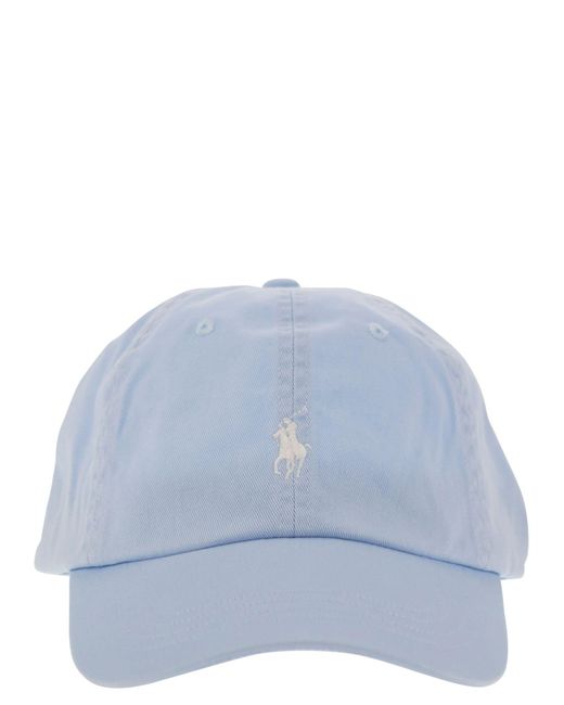 Polo Ralph Lauren Blue Cotton Chino Hat