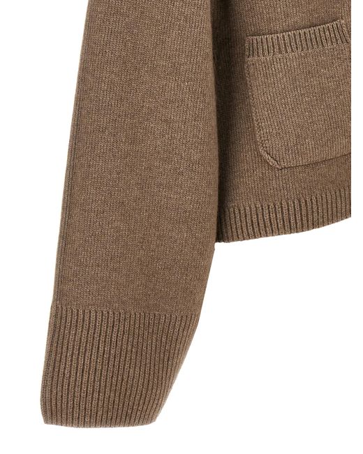 Khaite Brown Scarlet' Cardigan