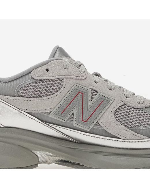 New Balance Gray Sneakers Leather Trainers