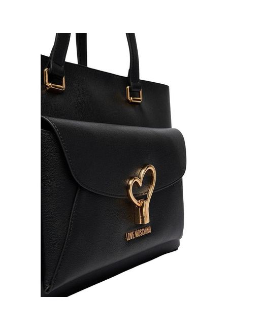 Love Moschino Black Polyethylene Handbag