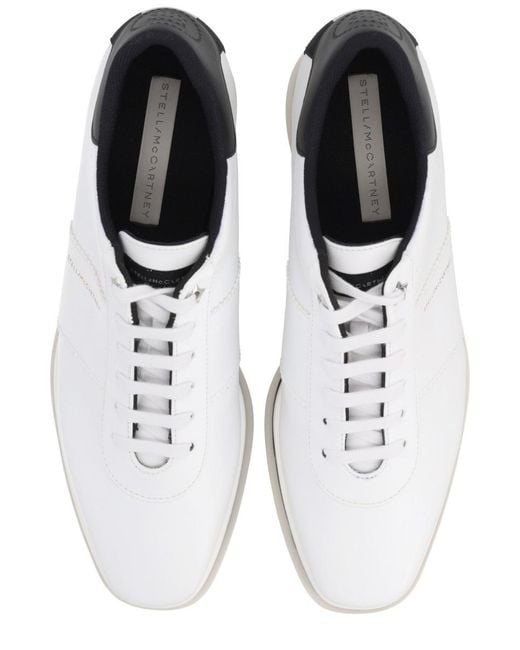 Stella McCartney White Sneaker Sneak Elyse Recycled Polyester Trainers