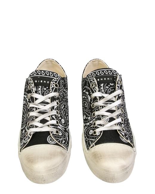Givenchy White Jean Michel Low Sneakers Cotton Trainers for men