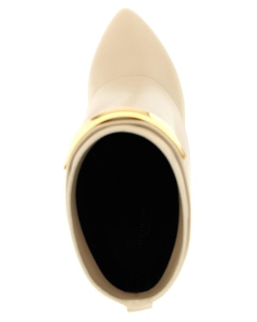Givenchy Natural Solid Pointed Toe Boots