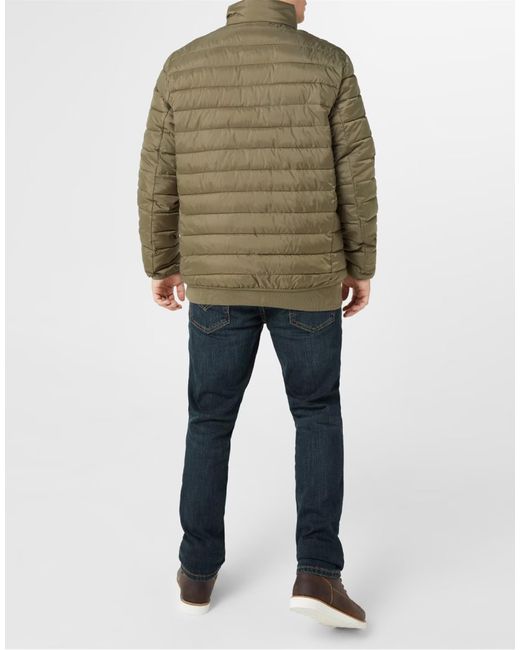 True Religion Natural Horseshoe Logo Puffer Jacket Clothing Coats for men