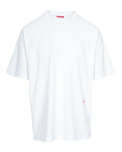 DIESEL White T-Shirts And Polos for men