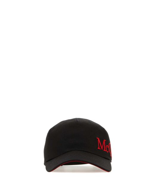Alexander McQueen Black Cappello for men