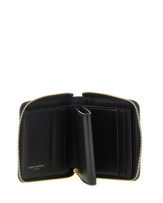 Saint Laurent Black 'Pegaso' Wallet