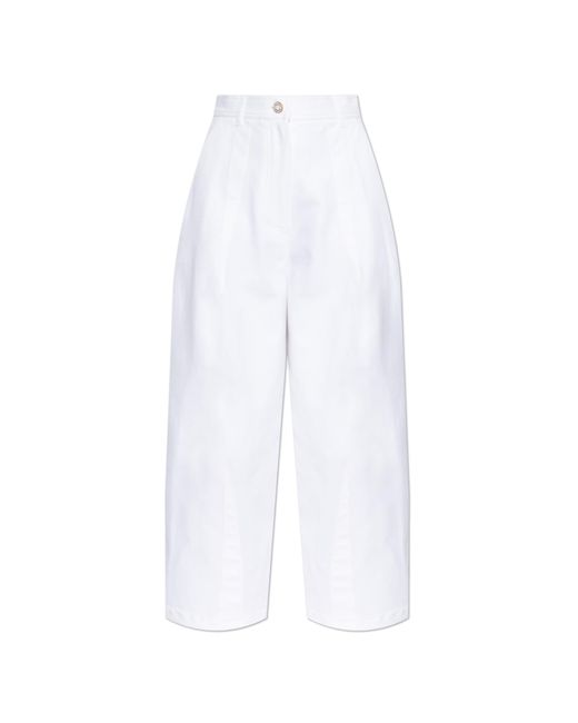 Moncler White Dress With Pockets