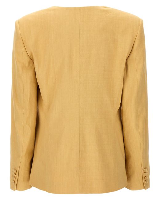 Isabel Marant Yellow Manzil Blazer And Suits