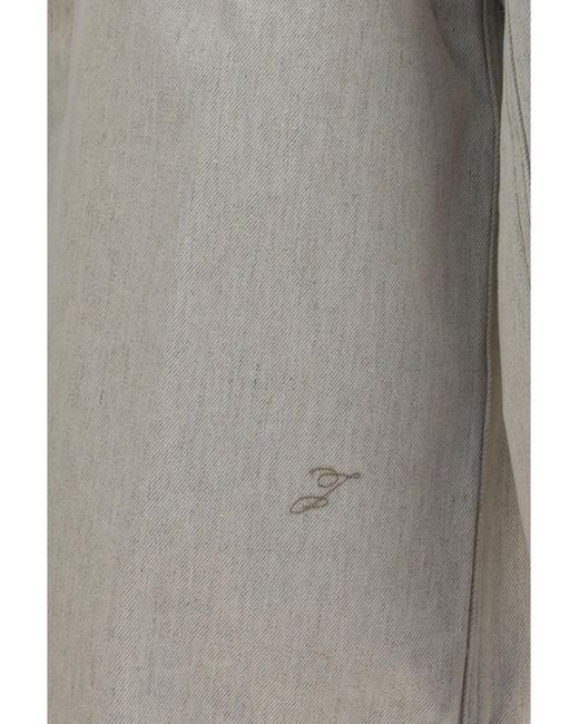Jacquemus Gray Amelo-De-Nîmes Denim Shirt Cotton; True Hemp
