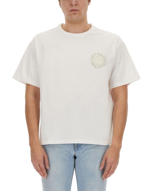 Etro White T-shirt With Logo for men