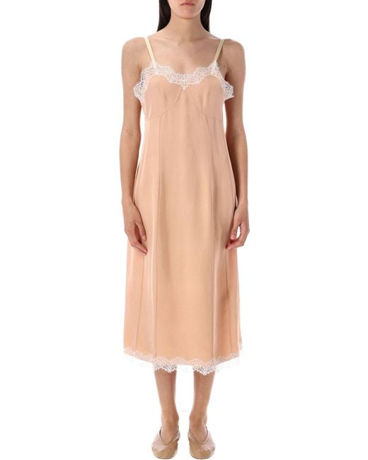 Carven Natural Lingerie Dress