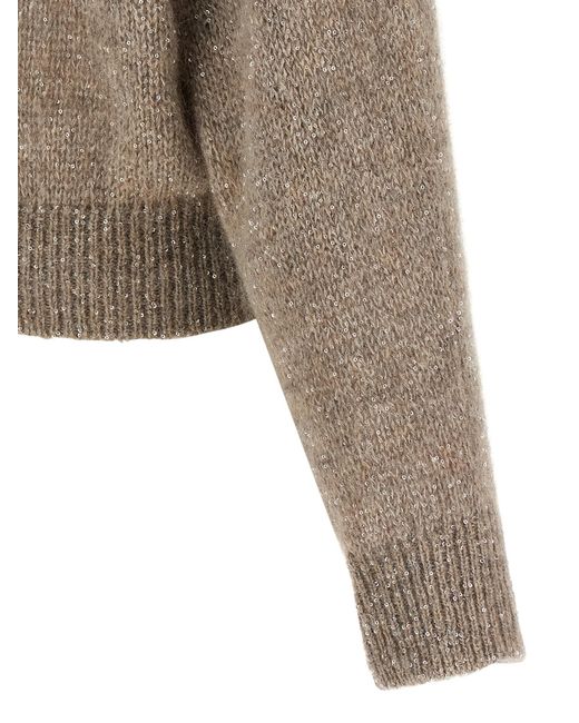 Brunello Cucinelli Natural Polyamide Cardigan Clothing