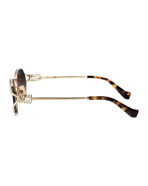 Miu Miu Metallic Sunglasses