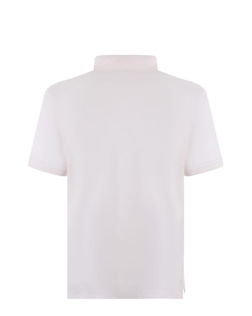 Blauer White Polo Shirt for men