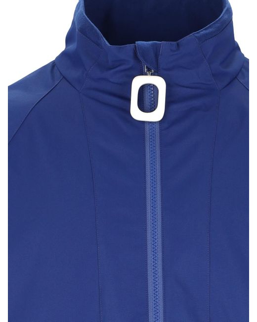 J.W. Anderson Blue Logo Sporty Jacket for men