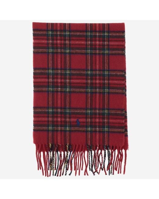 Polo Ralph Lauren Cashmere Scarf With Embroidered Logo for men