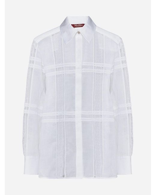 Max Mara White Tequila Cotton Shirt