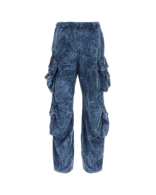 DIESEL Blue P-hugy-p1 Cargo Trousers for men