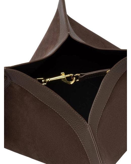 Yuzefi Black Shoulder Bag Wonton Suede