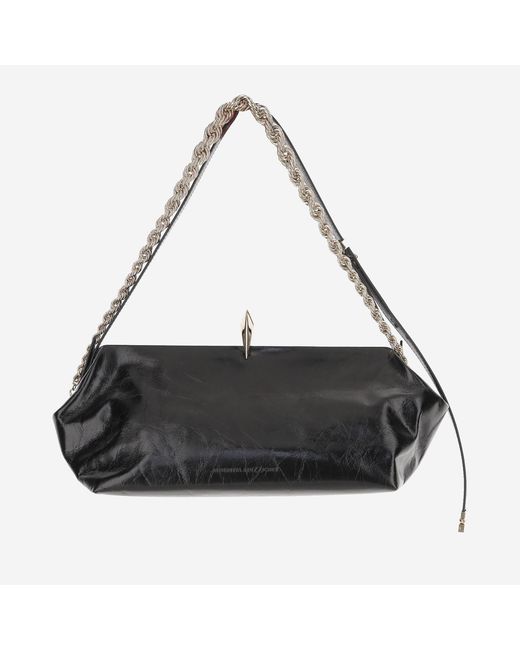 Benedetta Bruzziches Black Sophia Leather Bag Calfskin Shoulder
