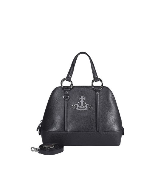 Vivienne Westwood Black Jordan Medium Hand Bag