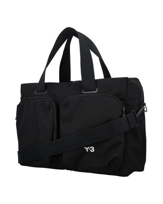 Y-3 Black Holdall Bag