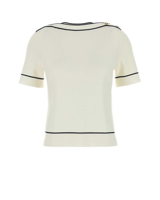Gucci White Ivory Wool Sweater
