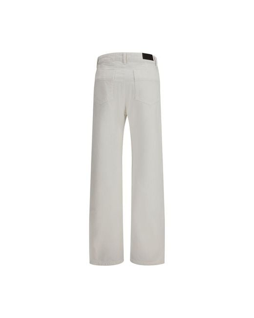 Lemaire Gray Cotton Casual Pants