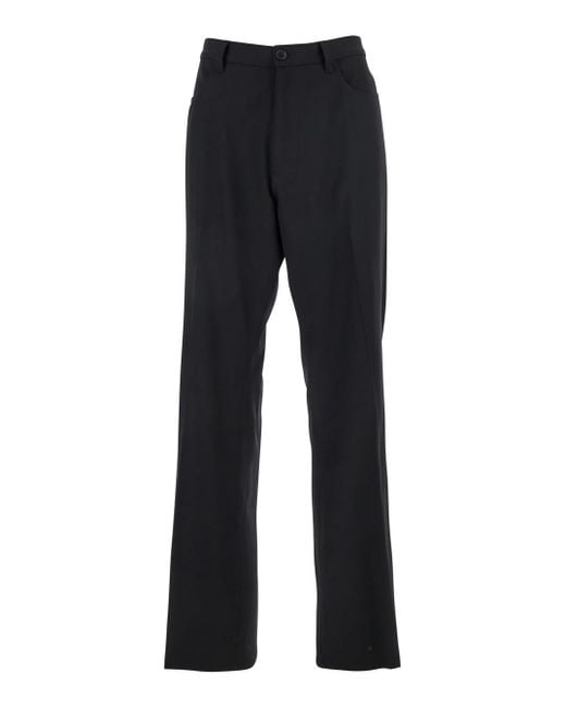 Balenciaga Blue Tailored Trousers With Belt Loops for men