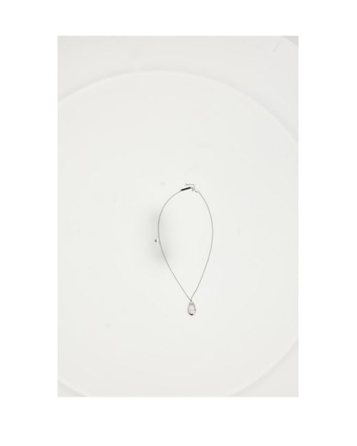 Dior White Necklace Medallion Brass Necklaces for men