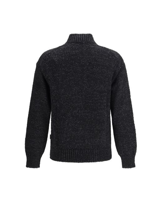 Laminar Blue Cotton Sweater Cotton; Polyamide for men