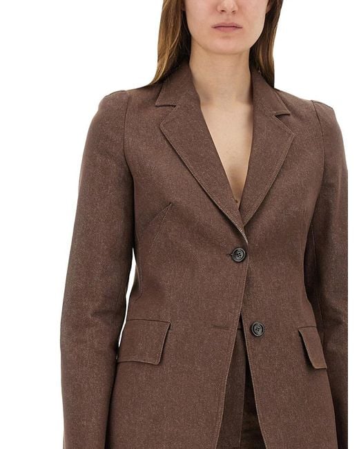 Max Mara Brown Jacket Ambush Cotton
