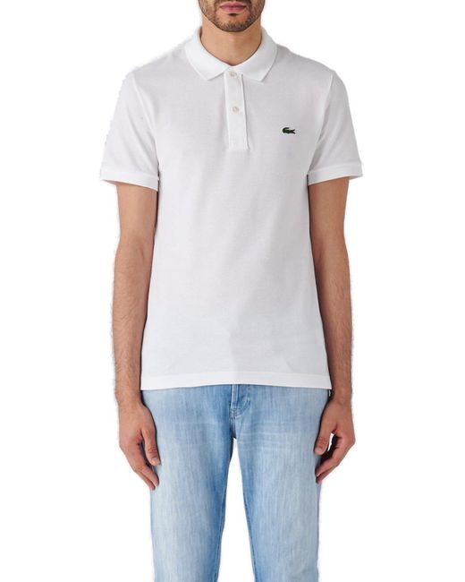 Lacoste White Original L.12.12 Short-Sleeved Polo Shirt for men
