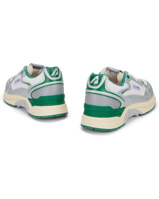 Autry White Sneakers Hyperway Mirror-Amazon/Amazon Polyurethane Trainers for men
