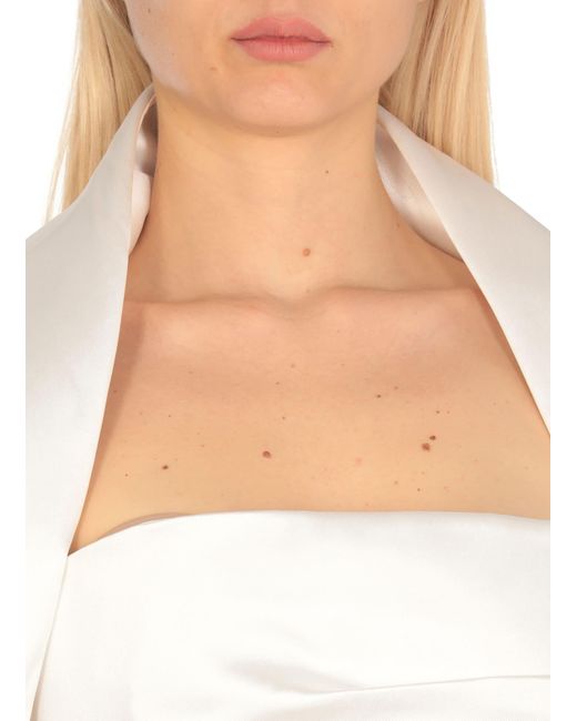 Solace London White Vera Maxi Dress