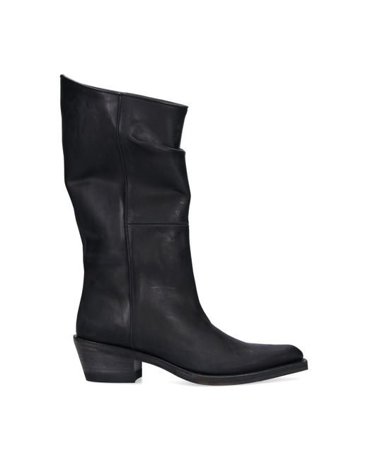 Khaite Black Boots Leather