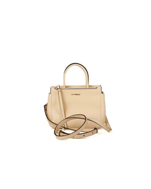 Coccinelle Metallic Top Handle Bag Cowhide Top-Handle-Bags