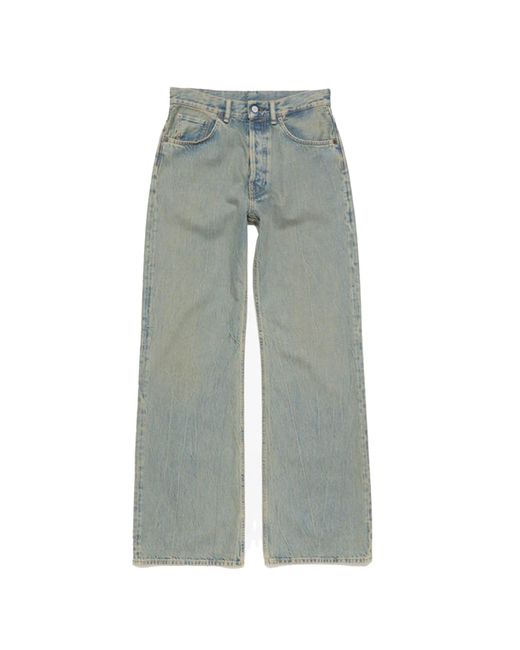 Acne Gray Jeans Wide Loose Fit for men