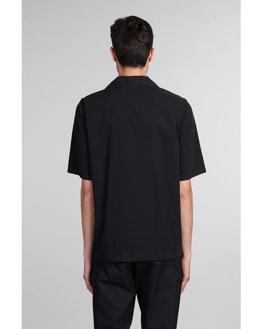 Aspesi Black Camicia Ago Shirt for men
