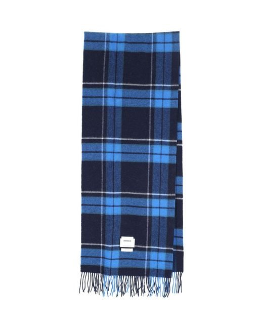 Adererror Blue Scarfs Wool for men