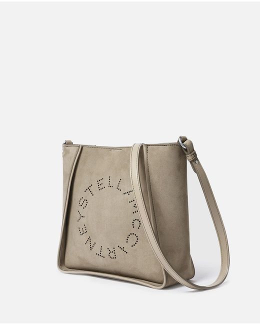 Stella McCartney Gray Crossbody Bag Alter Suede
