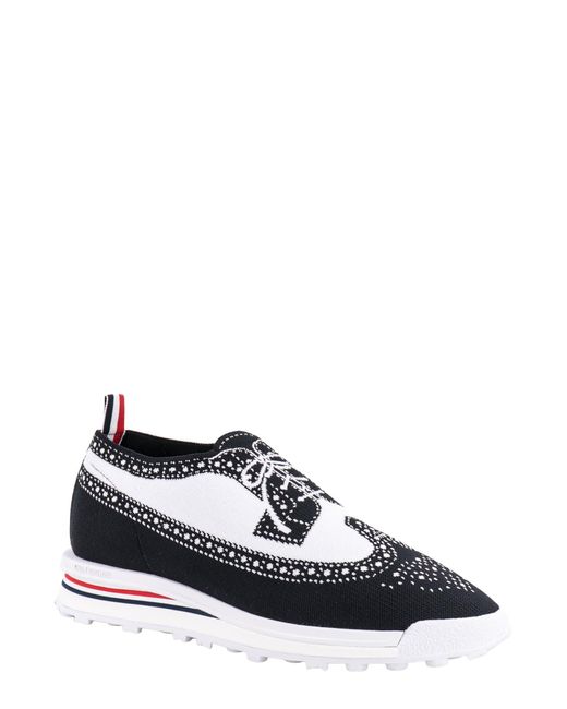 Thom Browne White Printed Sneakers for men