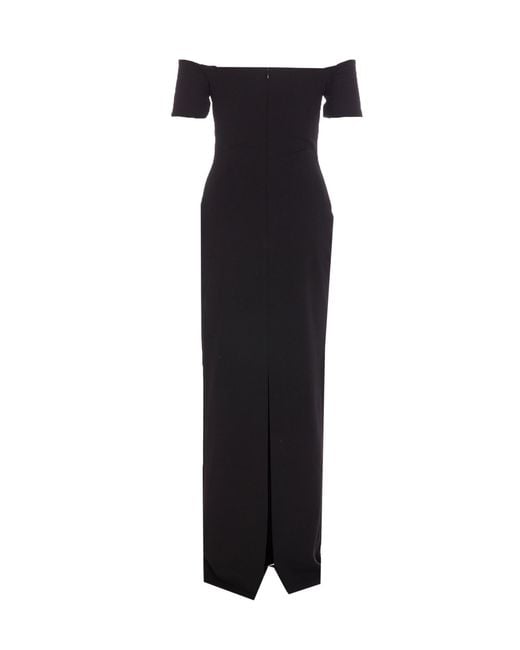 Solace London Black Dresses Polyester