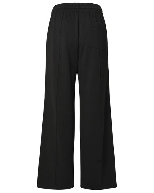 Casablancabrand Black Cotton Trousers