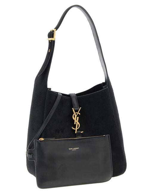 Saint Laurent Black Le 5 À 7 Small Shoulder Bag