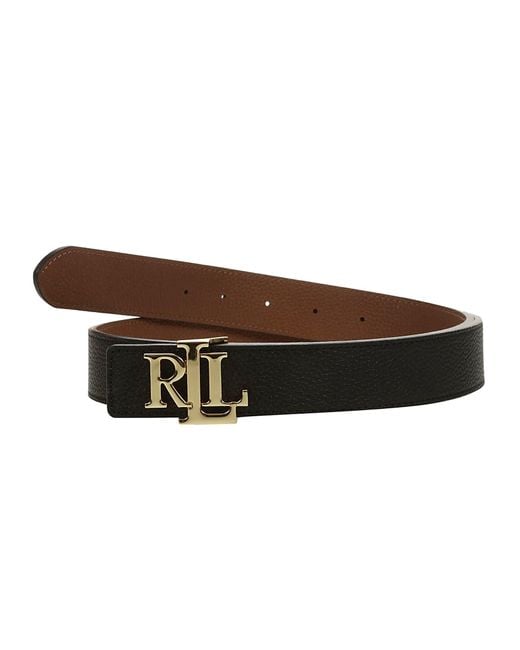 Ralph Lauren Brown Rev Lrl 30 Belt Medium